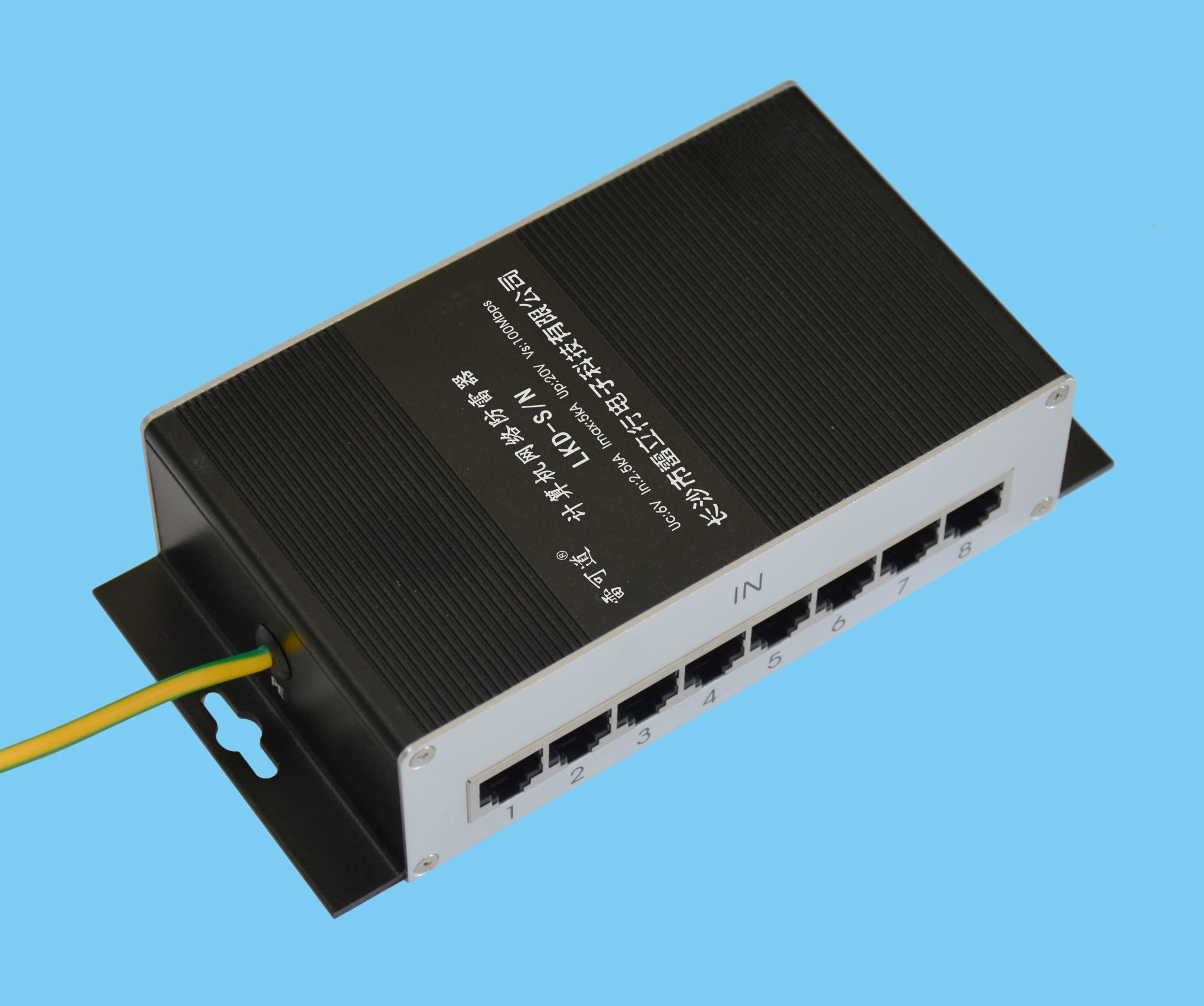 雷可道計算機網絡防雷器 LKD-S/N 100MBps 1000Mbps POE